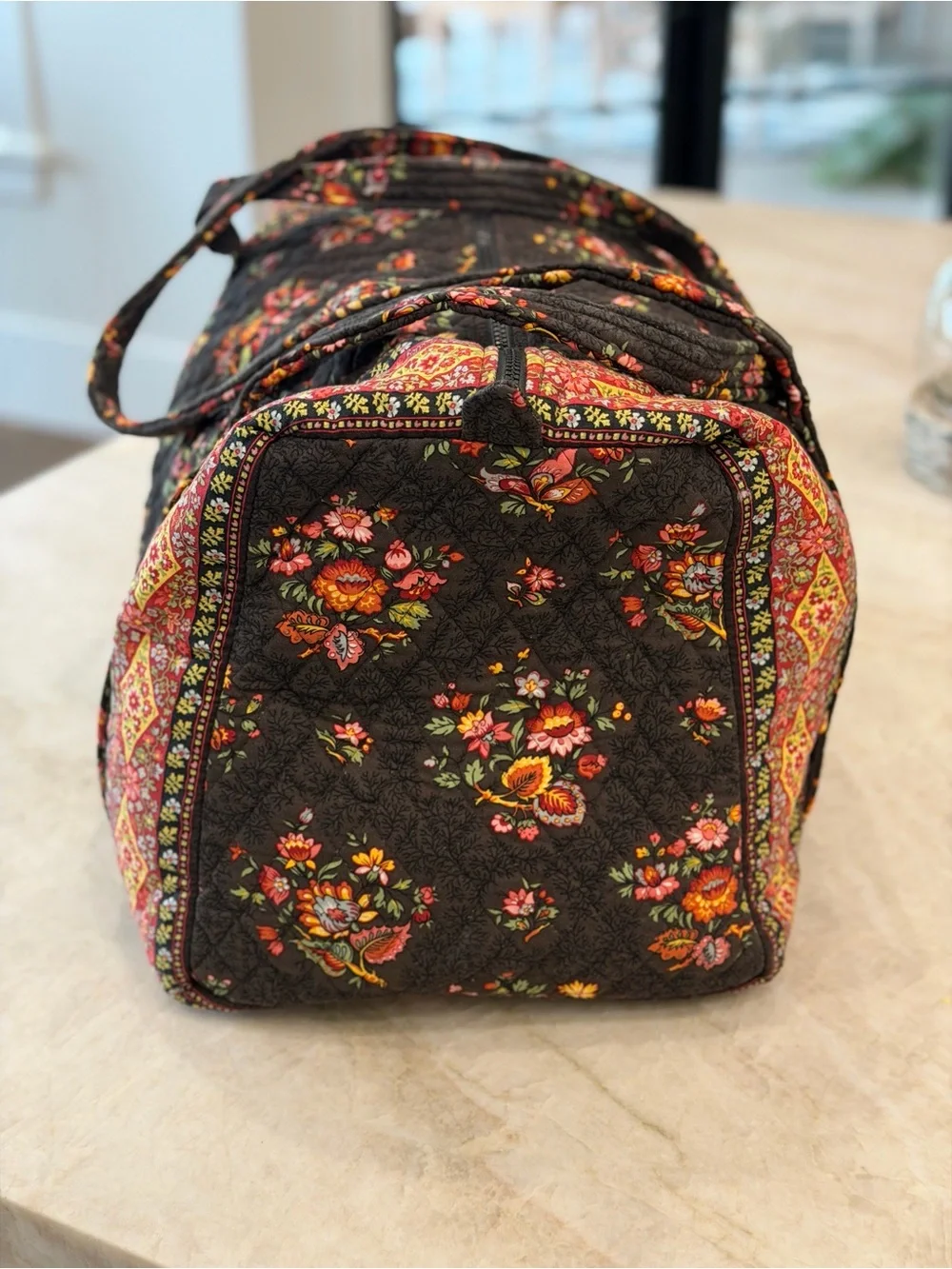 Vera Bradley quilted travel